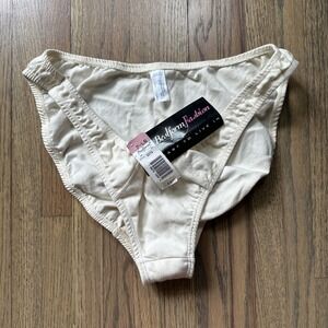 NWT Vintage BESTFORM Hi-Cut Cotton Panties Trim Style 5271 - Size Large Sissy
